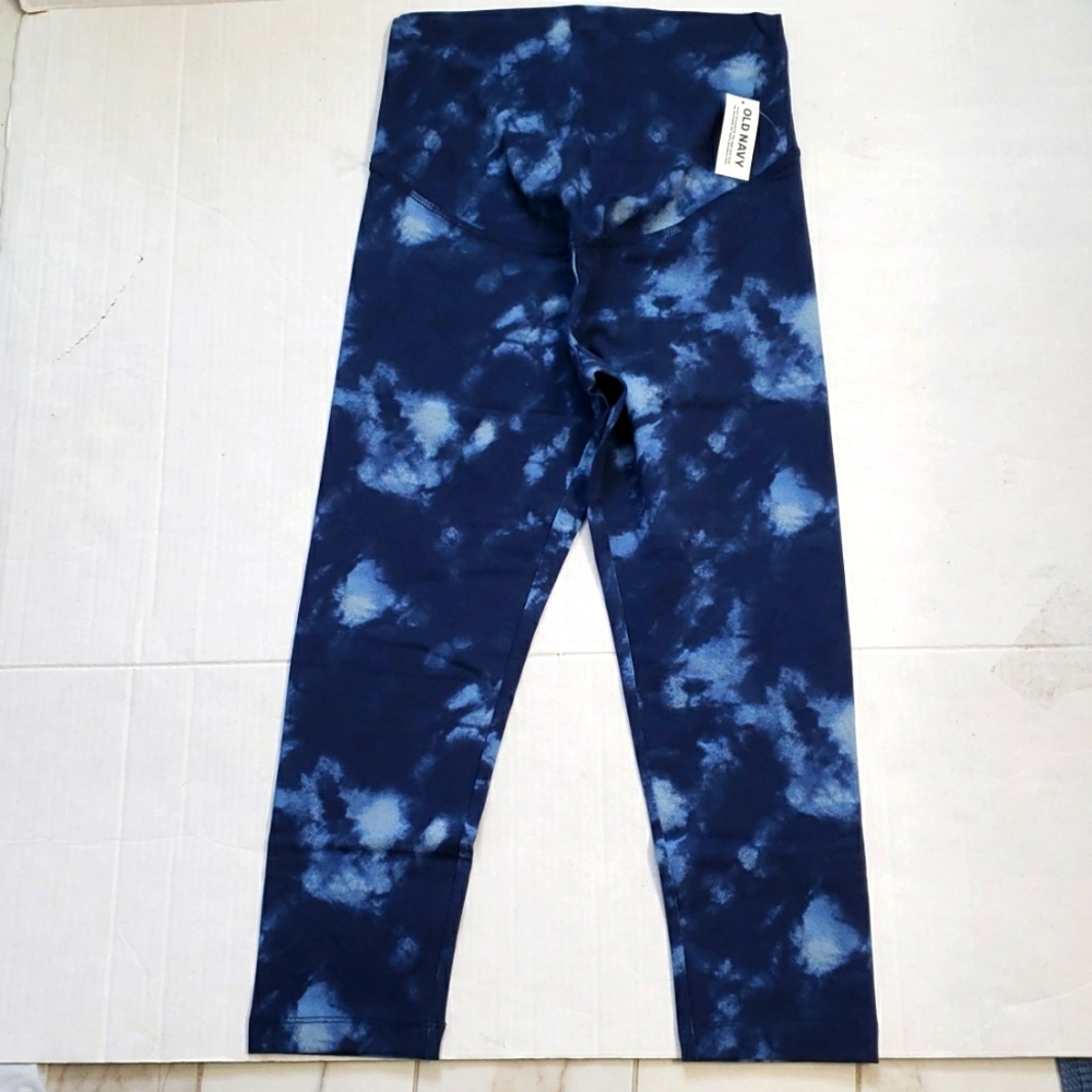 Old Navy Maternity Full Panel Tie-Dye Cropped Leggings - XS - Picture 11 of 12
